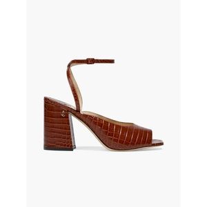 JIMMY CHOO Jassidy 85 croc-effect leather sandals